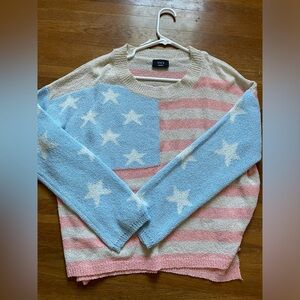 VICI. American Flag Sweater. Size Medium. Perfect for Memorial/Summer!!